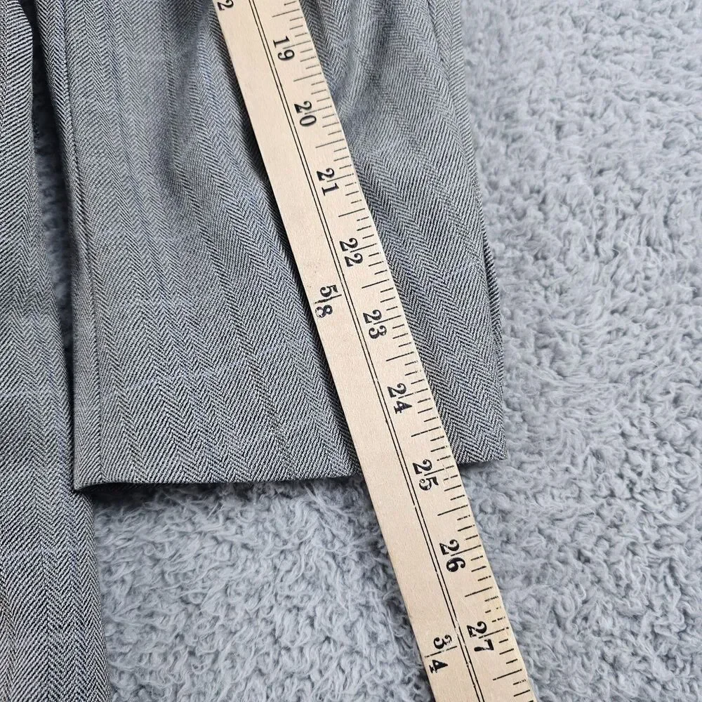 Pendleton Blazer Mens 42L Long Gray Wool Herringbone Sport Coat Jacket 2 Button